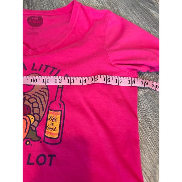 Life Is Good Wine Crusher Tee Long Sleeve Shirt Medium - Picture 7 of 7